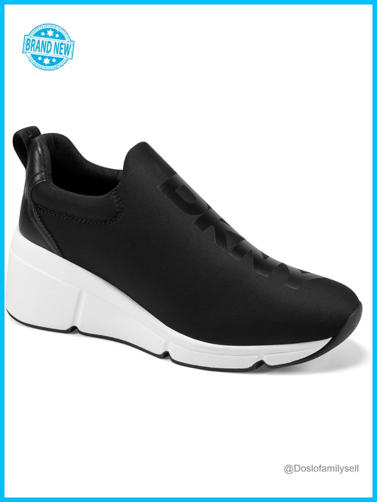 Slip On Wedge Sneaker With Rubber Sole